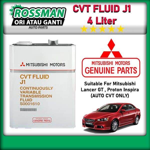MITSUBISHI AUTO CVT FLUID J1 Gear Oil 4 Litre PROTON INSPIRA / LANCER ...