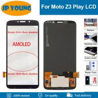 ZZOOI 6.01" Original AMOLED For Motorola Moto Z3 Play z3play LCD Display With Burn-shadow Touch Screen Digitizer Assembly Replacement