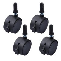 4pcs 2 Inch Creative Swivel Caster Wheels 360 Degree Plate And Bearing Office Chair Wheel Safe Roller Furniture Wheel Hardware