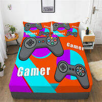 Game 3D Comforter Set Twin Bed Sheet Sets Teens Children Home Textiles High Quality Fitted Sheets Cotton Quilt Covers Suit