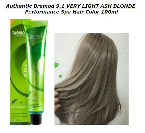 Authentic Bremod VERY LIGHT ASH BLONDE Performance Spa Hair Color 100ml | Lazada PH Authentic Bremod VERY LIGHT ASH BLONDE Performance Spa Hair Color 100ml | Lazada PH