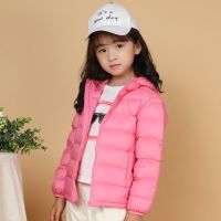 90 Duck Down Winter Down Jacket boy girl Child Kid Light Coat Hooded Thin Warm big boys Outerwears 1 2 4 6 8 10 12 14 16 Years