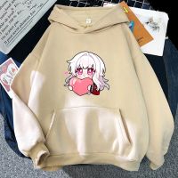 Honkai Star Rail Clara Anime Print Hoodies Women Vintage Winter Autumn Loose Hooded Tops Grunge Street Sweatshirt Cute Pullovers Size Xxs-4Xl