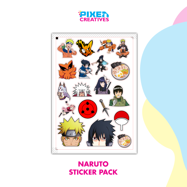 Anime Naruto Sticker Pack Vinyl Laminated Lazada PH