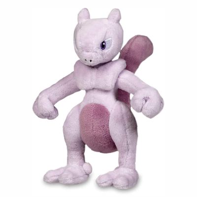 Original Pokemon Mewtwo Plush Anime Soft Stuffed Doll Cartoon Figure Holiday Birthday Gifts for Children Toy