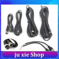 JuXie store 1/3/5M 4 Pin core male to female Aviation Extension Video connector power Cable for car Truck Bus Monitor Camera wire