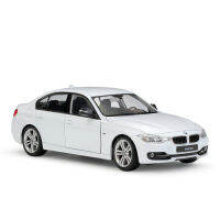 รถ335I F30 BMW รถโมเดล Diecast สีขาว1:24ใหม่ในกล่อง