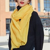 2022 Cotton Linen Scarf Women Designer Luxury Spring Winter Warm Scarfs Pashmina Hijabs Scarves Shawls Wraps Foulard Headband