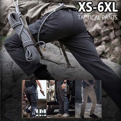 Men Military Tactical Cargo Pants Multi-Pocket Army Black Outwear Trousers Archon IX7 IX9 Special Forces Combat Casual Pants