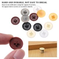 100Pcs 3 in 1 Screw Protective Cap Self-Tapping 17mm Flat Phillips Screw Cap Covers Furniture Fittings Bolts Ornament Nuts Cover