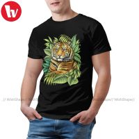 Tiger T-Shirt Summer Fashion Cotton T Shirt Graphic Short Sleeves Tshirt Man 3Xl