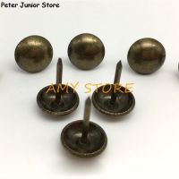 ۞☄卐 100pcs Pushpin 7x10mm Antique Bronze Decorative Upholstery Nail Jewelry Gift Box Wood Screws Tacks Stud