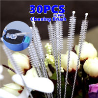 30/10/5 Pcs New Delicate Nylon Straw Cleaners Cleaning Brush Drinking Pipe Cleaners Stainless Steel Glass