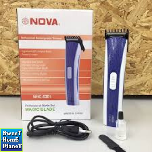 NOVA NHC-5201 Professional Rechargeable Hair Trimmer Shaver Clipper | Lazada