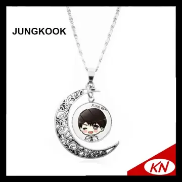 Buy BTS ARMY Heart Necklace Silver Jimin Jungkook Taehyung V