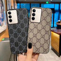 เคสโทรศัพท์อัจฉริยะสำหรับ VIVO V29 5G V27 V27e 5G V27 Pro 5G 2023ล่าสุดหรูหราคลาสสิกเคสใส่โทรศัพท์หนัง PU แบรนด์สำหรับ VIVO V25 V25e V25 Pro 5G V23e 5G V23 5G V21e 5G V21 V20 5G se V20 Pro V19 V17