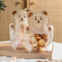 Biscuit Packaging Bag Cute Cartoon Baking Small Candy Zipper Bag Snack Ziplock Bag Gift Box Packaging Kawaii Packaging