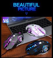 Wired Mechanical Mouse Macro Definition Optical 4000 DPI Silent Ergonomic Optical Portable Gaming Mice For PC Computer PC Laptop