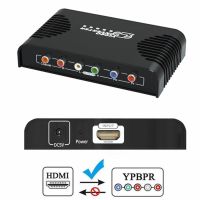 HDMI เป็น YPbPr Component Video Converter 1080P HDMI เป็น Component Video RGB Converter พร้อม Digital Coaxial Audio สำหรับ PS4 Apple