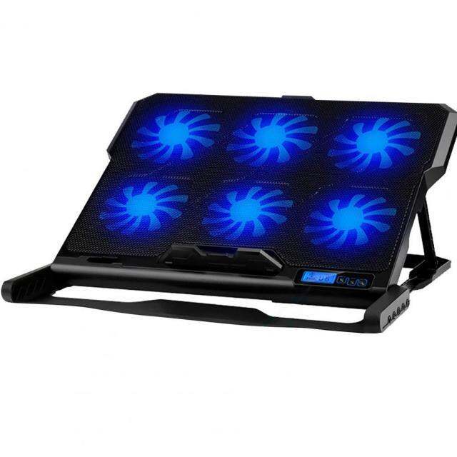 Solid Laptop Cooler Pad Powersaving Compact Laptop Cooling Pad Six