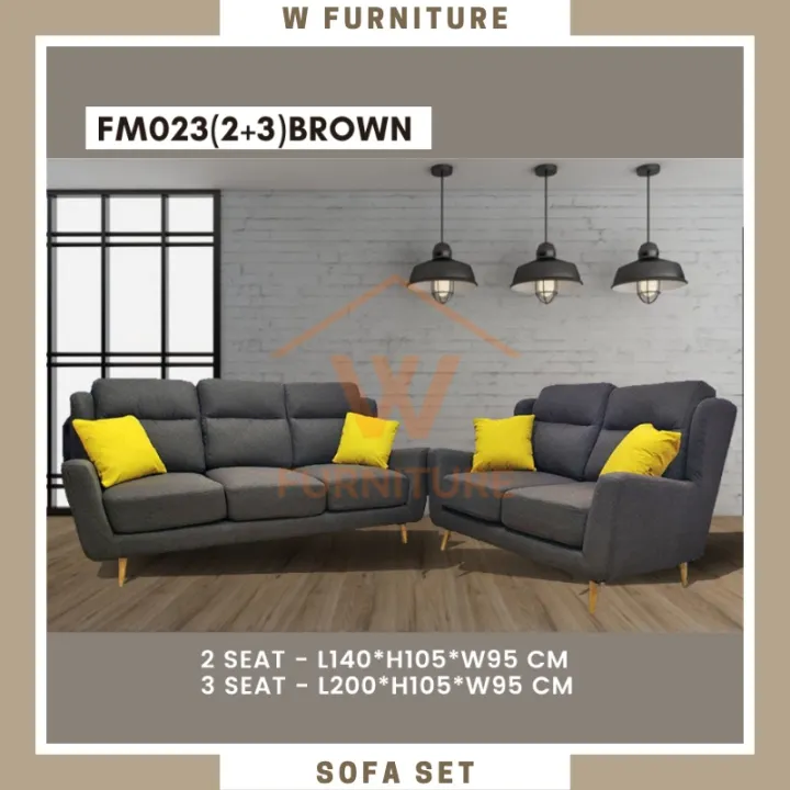 WFurniture Durable 2 Seater or 3 Seater or 4 Seater Foldable Sofa Bed