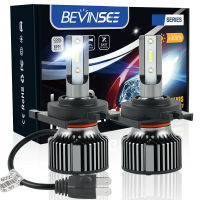 Bevinsee Car H7 LED Headlight Bulbs 10000LM 6000K White LED Lights Adapted Socket For Ford Focus Ford Rover Free Lancer Carnival