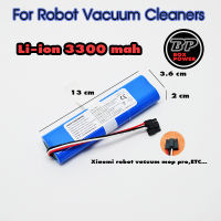 แบตเตอรี่สำหรับหุ่นยนต์ดูดฝุ่น และเครื่องดูดฝุ่นอัตโนมัติ Xiaomi robot vacuum mop pro  ( Li-on 3300mah )