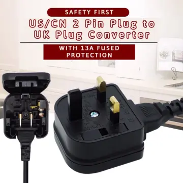 UK/SG 3 Pin Plug Power Converter