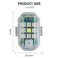 SEAMETAL ไร้สายควบคุม LED S Trobe แสงรถยนต์รถจักรยานยนต์โคมไฟเตือนป้องกันการชนกันปลอดภัยคืนขับรถ350มิลลิแอมป์ชั่วโมงแบบชาร์จไฟได้