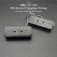 【CW】 1PCS Alnico 5 Soapbar P90 Pickup Neck or Accessories Silver/Black/White /Cream Choose