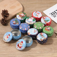 Jingg 2.2oz Christmas MINI TIN BOX SEALED Jar บรรจุกล่องเครื่องประดับ Candy BOX Storage