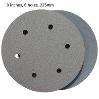 10 9-inch 6-hole 225mm sandpaper circular hook ring sandpaper 100-400 grit sanding disc grinding and polishing tools