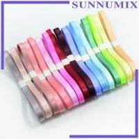 [SUNNIMIX] 16 Colors 1 Yard Double Sided Satin Satin Ribbons for Crafts 6mm