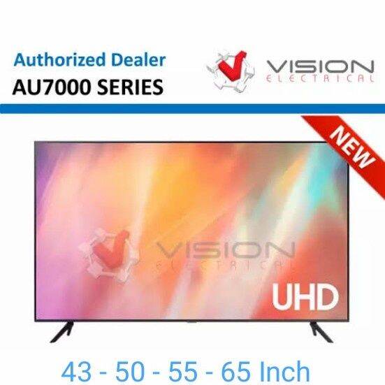 LED TV Samsung Seri AU7000 ukuran 43505565 inch UHD 4K Series 7