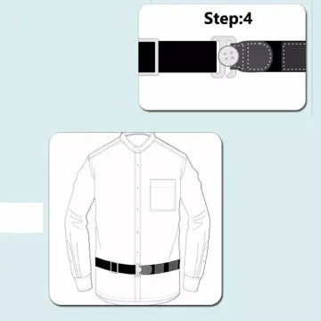 Fashion Shirt Holder Adjustable Shirt Stay Best Tuck It Belt Men