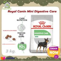 Royal Canin Mini Digestive Care 3kg อาหารเม็ดสุนัขโต พันธุ์เล็ก ที่มีปัญหาระบบย่อยอาหาร อายุ 10 เดือนขึ้นไป (Dry Dog Food, โรยัล คานิน)