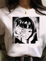 Junji Ito Tomie Shintaro Kago เสื้อผ้าผู้ชายผู้หญิงวินเทจ2023คุณภาพสูงเสื้อยืดแขนลำลองขาสั้น O คอแฟชั่นพิมพ์ลาย100% เสื้อคอกลมฤดูร้อนใหม่คอกลมเสื้อคอกลม