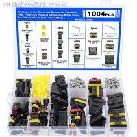 【CW】☸✴№  1004PCS Automotive Electrical Plug 1/2/3/4/5/6 Pin with Fuses for Car Motorcycle Truck