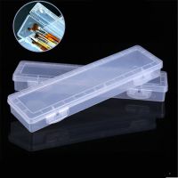 【cw】hot 1Pc Transparent Painting Pencils Storage Watercolor Tools Bin Sturdy Plastic Stationery