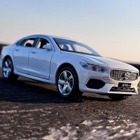 1:32 VOLVO S90 Alloy Car Model Diecasts Toy Vehicles Metal High Simulation Sound And Light Collection Car Boy Kids Delicate Gift