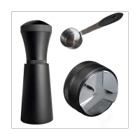 Coffee Stainless Distributor - 1 Stirrer Needles &amp; Coffee 0.35mm WDT Tools Scoop with Steel Distribution 53mm Espresso