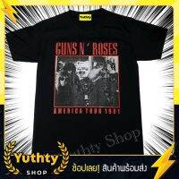 【New】เสื้อวง Guns n Roses เสื้อยืดแฟชั่นวินเทจ90 ไม่มีตะเข็บข้าง ใส่ได้ทั้งชายและหญิง