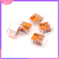 【HJ】 Hot 5pcs ขาย WAGO 221-412 Lever-NUTS 2 CONDUCTOR Compact Connector 10 PK copper Wire JUNCTION