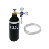 UMEGA ชุดถัง CO2 UGAS 0.5Q พร้อมเกจ์&amp;สาย (บรรจุ CO2 2กก., งานเครื่องดื่ม)