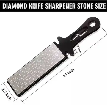 1pc Portable Double Side Grindstone, Professional Kitchen Sharpener For  Pocket, Folding Knife, Sharpening Stone