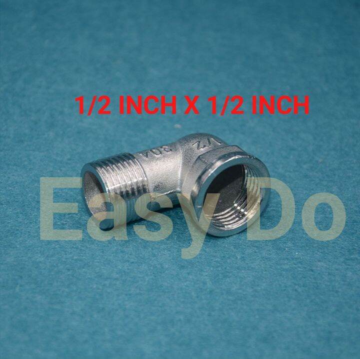 Stainless Steel SUS304 STREET ELBOW Pipe Fitting ( 1/2 INCH X 1/2 INCH ...