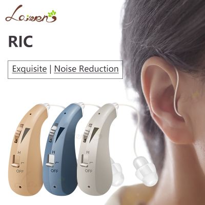 ZZOOI Hearing Aids Rechargeable Digital Deafness Headphones Wireless Sound Amplifier For Elderly Micro first aid One Click Adjustable