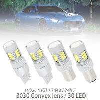 Super Bright Canbus 1156 1157 7440 7443รถสัญญาณเลี้ยว LED โคมไฟ20W ไฟเบรค DRL Daytime Lampu Jalan