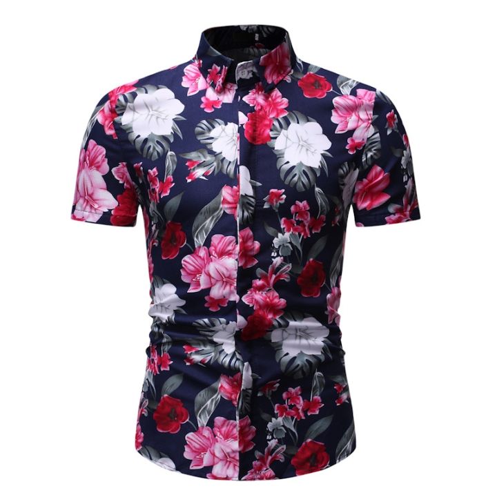 เสื้อเชิ้ตฮาวายลาย3d-เสื้อเชิ้ตผู้ชายสำหรับผู้ชายเทรนด์ลำลองเสื้อยืดแฟชั่นเสื้อลายดอกไม้สำหรับฤดูร้อนใหม่2022