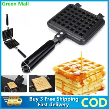 Bubble Waffle Maker Pan Crispy Eggettes Omelet Mold Eggs Waffle Cake Baking  Pan Iron Parts Muffin Non-Stick Plate